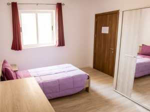 Maltalingua校シェアアパートメント-ベッドルーム例