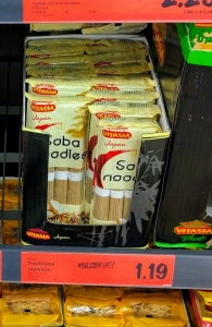 マルタ留学の生活費用 LIDLスーパーマーケットにおける蕎麦の値段