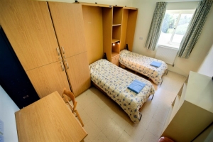 Malta University Language School-Post Graduate Apartmentベッドルーム例