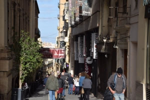 マルタの首都Vallettaの1月の様子