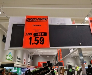 マルタ留学中にオススメの格安スーパーLidlで販売されていたレモンの価格