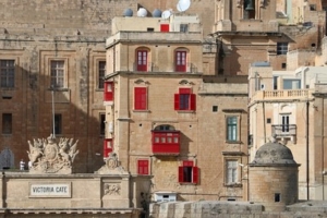 マルタ親子留学中によく訪れた首都Vallettaの街並み